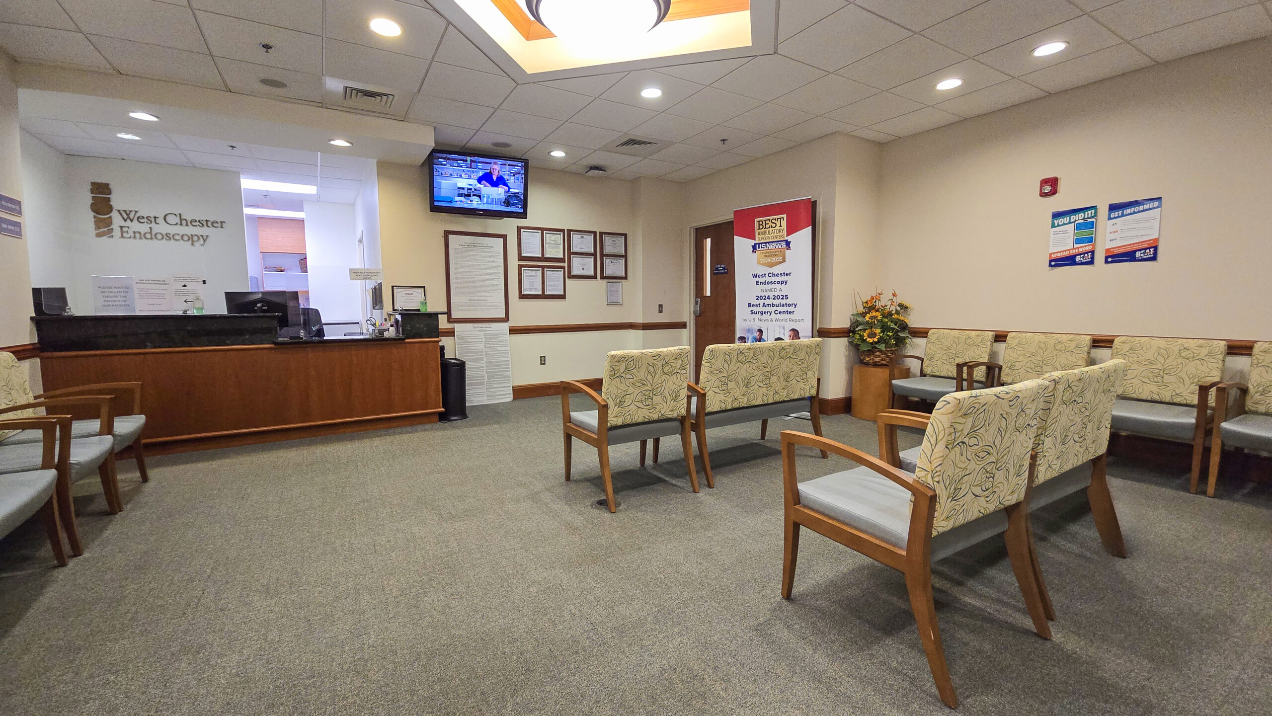 Take a Google 360 Virtual Tour of West Chester Endoscopy Center
